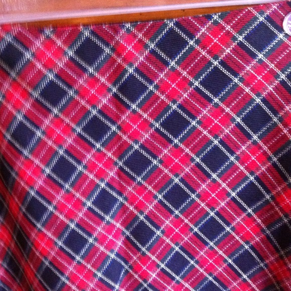 TARTAN PLAID A-LINE SKIRT - Picture 2 of 3