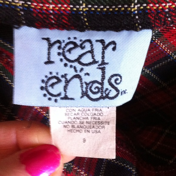 TARTAN PLAID A-LINE SKIRT - Picture 3 of 3