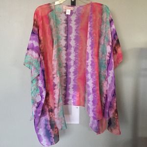 Rainbow Abstract Kimono