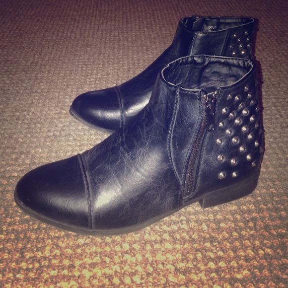 Madden Girl Dolo Studded Booties - Picture 1 of 4