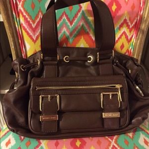 Brown Leather Michael Kors Purse