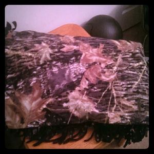 Hand made camo blanket