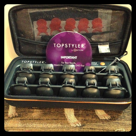 NEW TopStyler InStyler Heated Hair Curlers Rollers