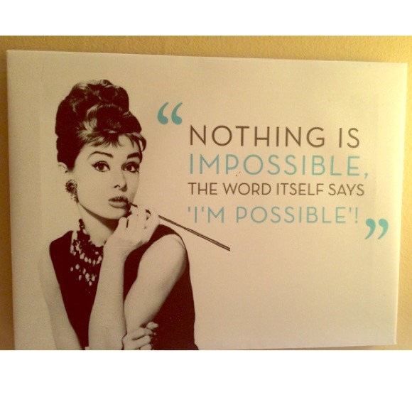 Audrey Hepburn canvas