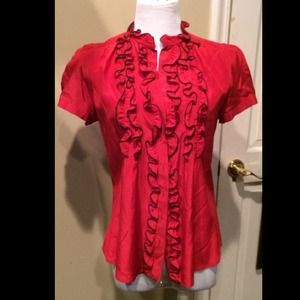 Zara silk/cotton button down.