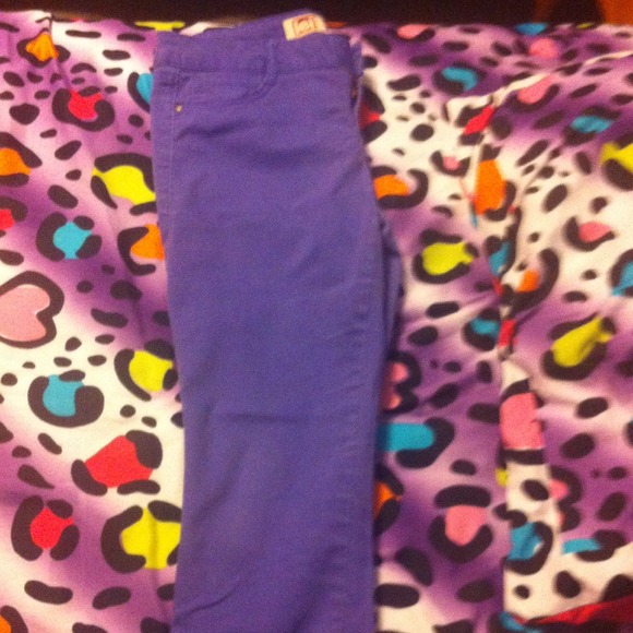 Lei Purple Skinny Jeans