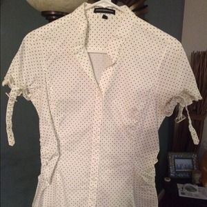 Express polka dot shirt