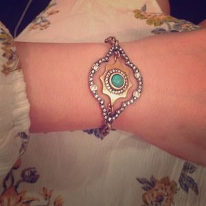Beautiful vintage inspired Lucky costume bracelet!