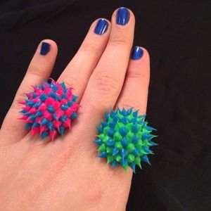 Silicone fashion rings