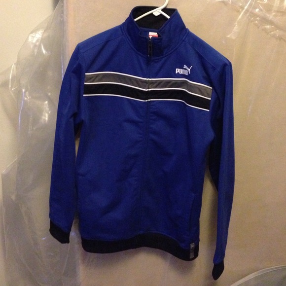 Puma boys 14/16 track jacket
