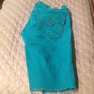 True Religion size 29 cut off shorts