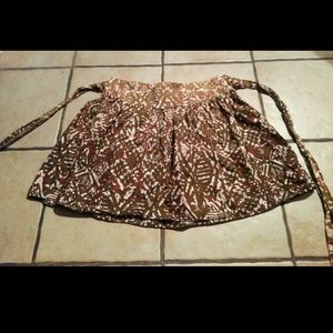 Multicolor flowy skirt