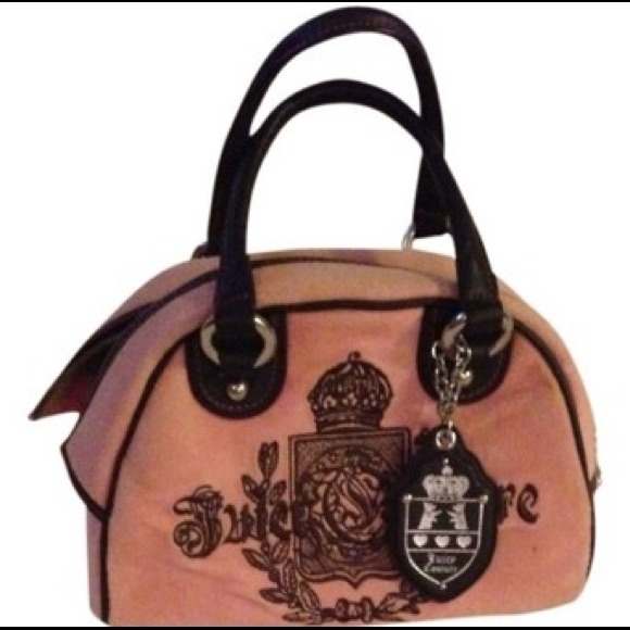 Juicy Couture Bowler Crest Pink Bag - Satchel