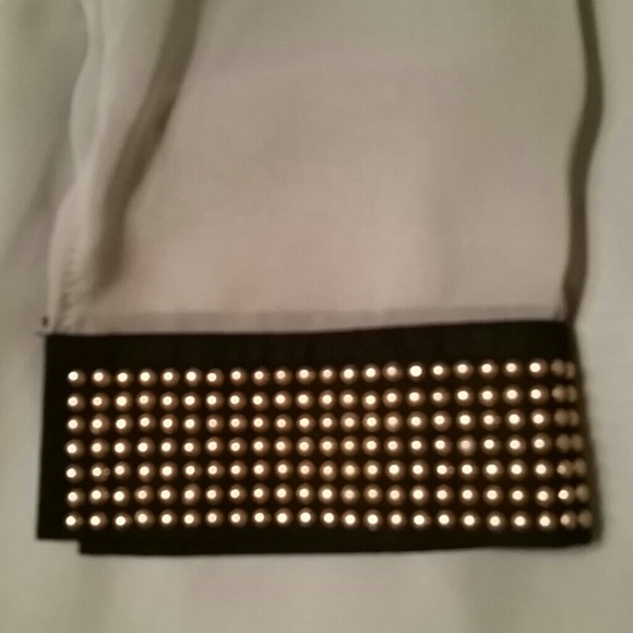 Sheer Teal Stud Shirt - Picture 3 of 4