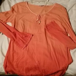 Orange Ombre Top