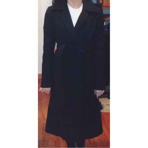 DVF made exclusively for Barney's peacoat