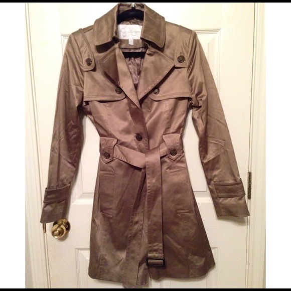 ***SOLD on Threadflip*** Jessica Simpson trench - Picture 2 of 3