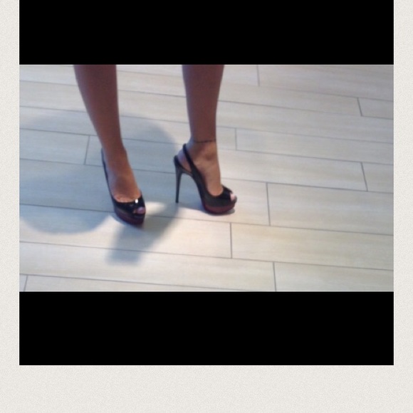 Christian Louboutin Lady Peep Sling 150mm - Picture 4 of 4