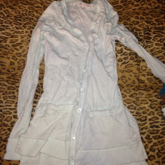 American eagle mint colored sweater