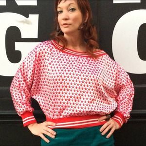 Red Polka Dots Blouson