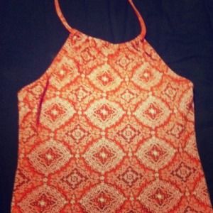 Bandana belly halter top