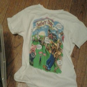 t shirt with safe tips on it