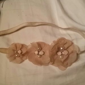 Flower jeweled headband