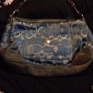 Blue Coach Purse