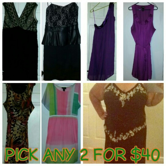 Custom Plus Size Dress Bundle Sale