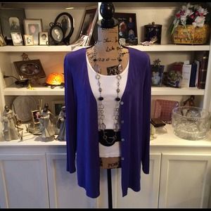 PURPLE CARDIGAN