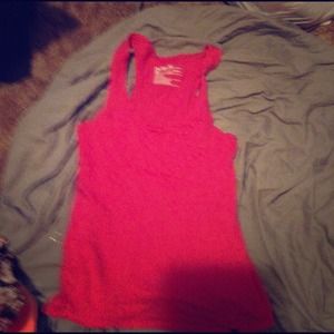 Pink Hurley tank top