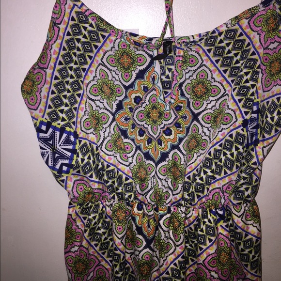 Summer Aztec Maxi Dress NWOT - Picture 2 of 3