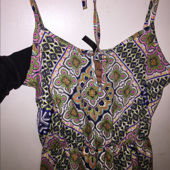 Summer Aztec Maxi Dress NWOT - Picture 3 of 3