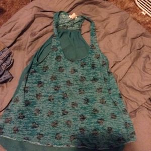 Flowy heart tank top