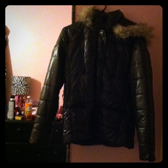 Brown snow bunny jacket