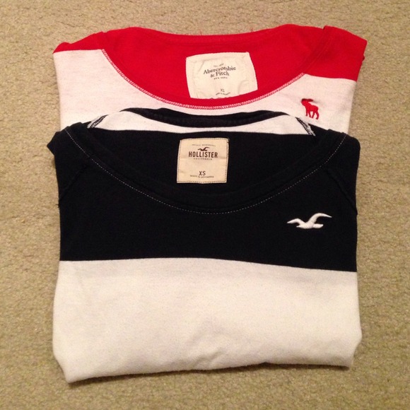 Hollister and A&F Tops BUNDLE
