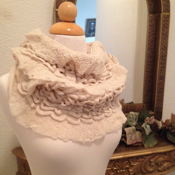 Sold!!! Beautiful Beige Infinity Scarf