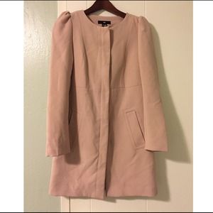 H&M pale pink coat // Sz 6
