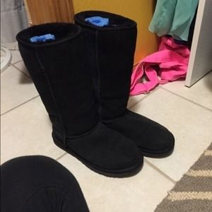 Black Tall UGGs
