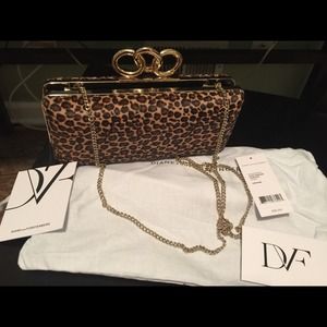 DVF clutch - brand new