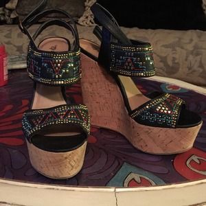 Nine West wedges, Vintage America collection