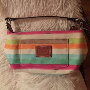Coach Small Multicolor Striped Bag
