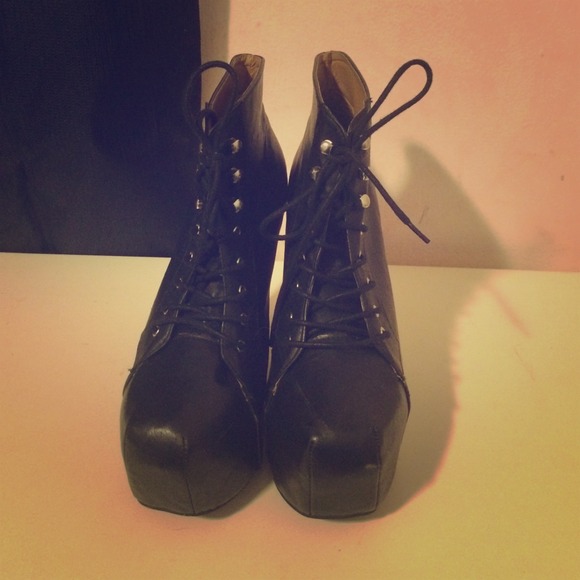 Faux leather Jeffree Campbell platform Litas