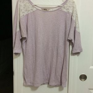 Lilac Lace Top