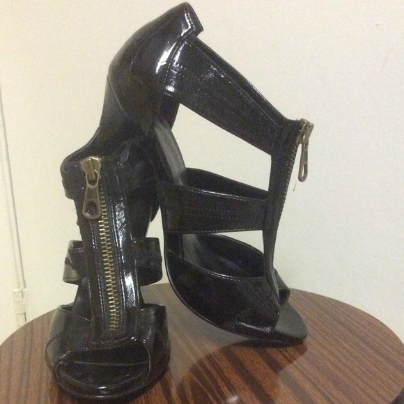 Strappy Black Heels