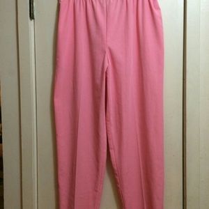 Alfred Dunner Pink Pants Sz 14
