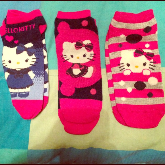 3-pair of Hello Kitty Socks
