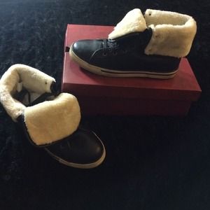 ❗️Reduced ❗️Faux-fur Lined Sneakers - black