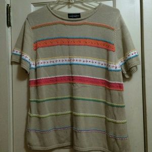 Requirements Multi-Color Sweater Sz XL