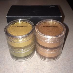MAC crush metal pigments x4